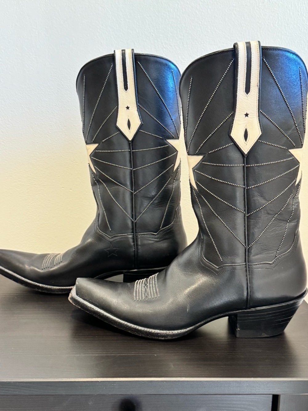 Women’s Custom JB Hill Star Boots | Made for CBM Moncrief Ranch in 2010 | 8 N - Picture 4 of 14